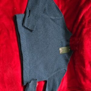 Wild Fable Blue Ribbed Sweatshirt